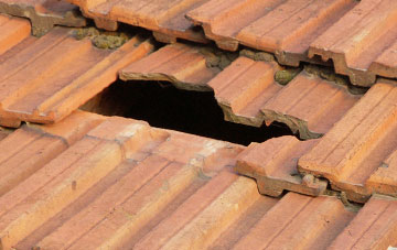 roof repair Great Cellws, Powys